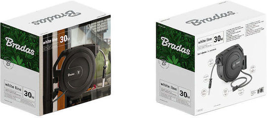 Bradas Automatic Анeма за Напояване на Растения Стенен с Маркуч 30m