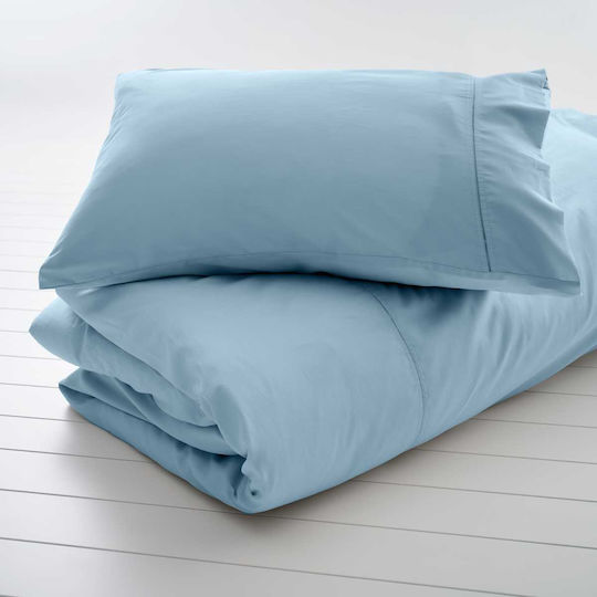 Vesta Home Athena Υπέρδιπλο 160x200+40εκ. με Λάστιχο 306 Aqua Green