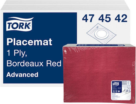 Tork Paper Place Mats Burgundy 500 pcs