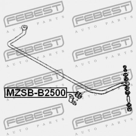Μπροστινός Δακτύλιος Σταθεροποιητή Mazda Bt-50 Un 2006-2008 Eu Lb94-28-156