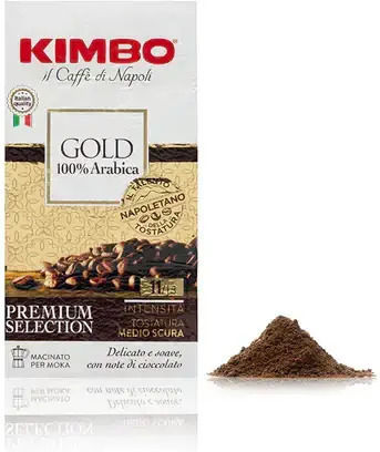 Kimbo Cafea Espresso Arabica Aroma Gold Ciocolată Măcinat 250gr