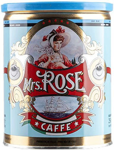 Mrs Rose Καφές Espresso Decaffeine Arabica σε Κόκκους σε Κουτί 250gr