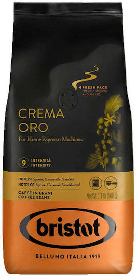 Bristot Cafea Espresso Arabica Crema Oro Boabe 500gr