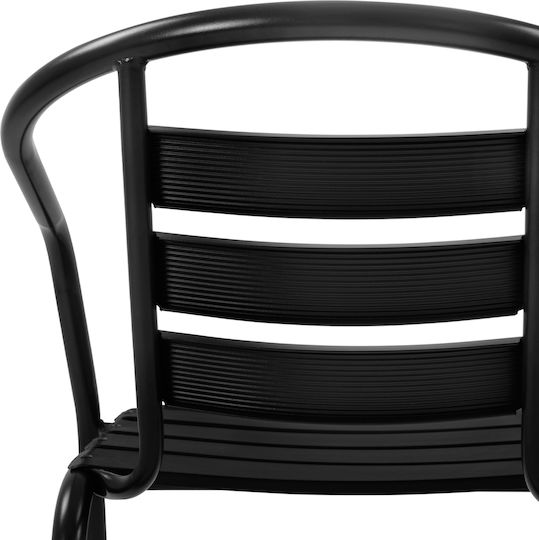 Garten- und Outdoor-Möbelsets Τραπεζαρίας Εξωτερικού Χώρου Laura 3 Stück Μαύρο