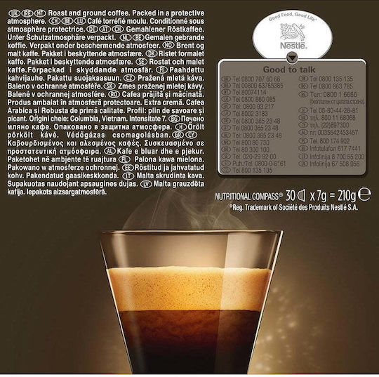 Nescafe Capsule Espresso Intens Intens Compatibile cu Aparat Dolce Gusto 30caps