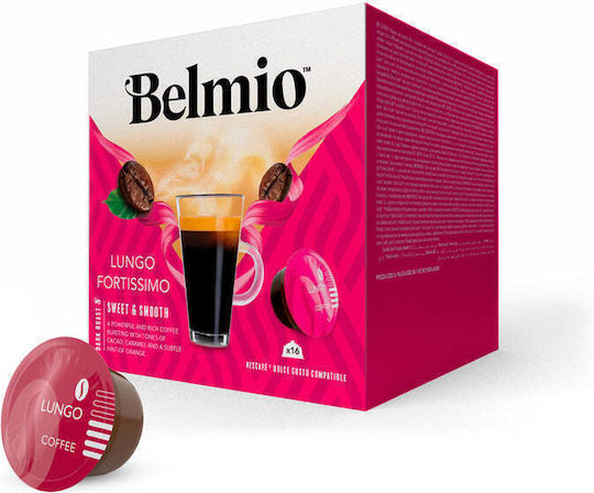 Belmio Capsule Espresso Lungo Fortissimo Compatibile cu Mașina Dolce Gusto 16capace