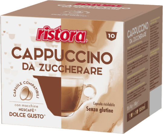 Ristora Κάψουλες Cappuccino Συμβατές με Μηχανή Dolce Gusto 10caps