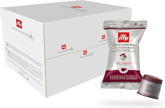 Illy Espresso Intenso Capsules Compatible with Iperespresso Machine 100pcs