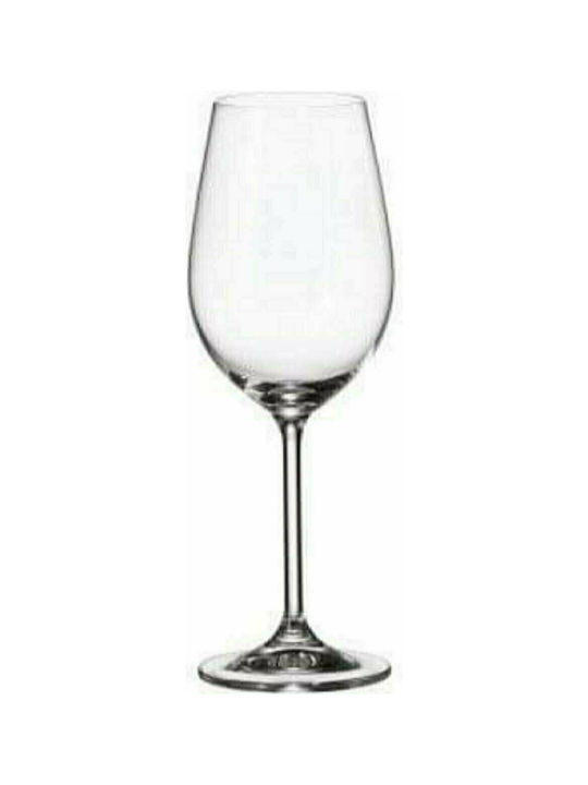 Bohemia Colibri Set Glasses for White Wine Crystal Goblet 350ml 6 Pieces