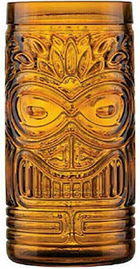 Uniglass Fiji Чаша Tiki / Коктейл Стъклена Оранжева 500ml
