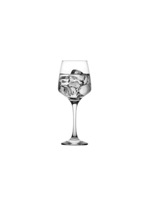 Uniglass Set Gläser Weißwein / Champagner aus Glas Mit Stiel 380ml 12Stück