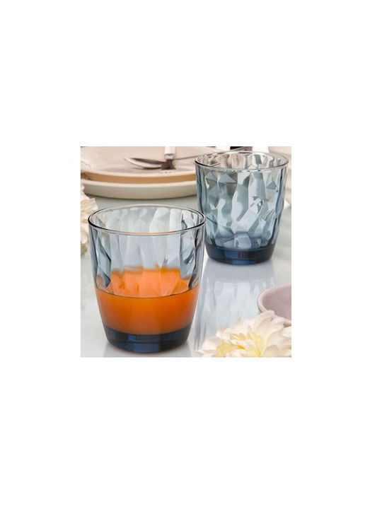 Bormioli Rocco Glass for White Wine made of Glass Ocean Blue 390ml