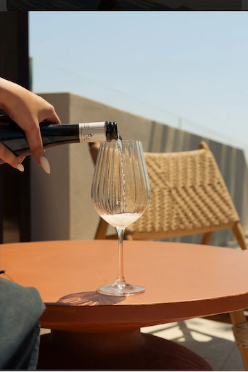 Estia Σετ Ποτήρια για Λευκό Κρασί από Γυαλί 516ml 6τμχ