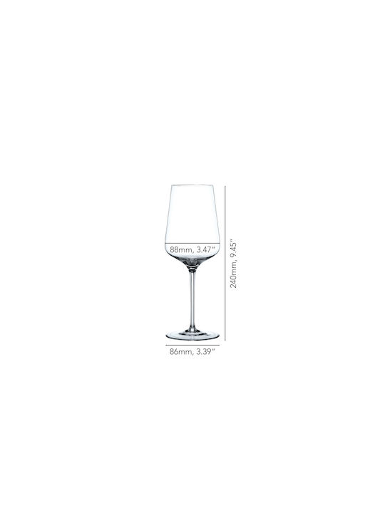 Nachtmann Set Gläser für Weiß- und Rotwein aus Kristall Mit Stiel 550ml 4Stück