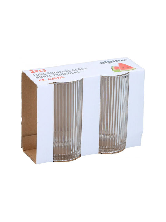 Ποτήρι Νερού Γυάλινο 420ml/7x13,5cm