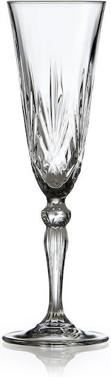 Lyngby Melodia Set Brillen Champagner Kelch Kristall 4 Stück