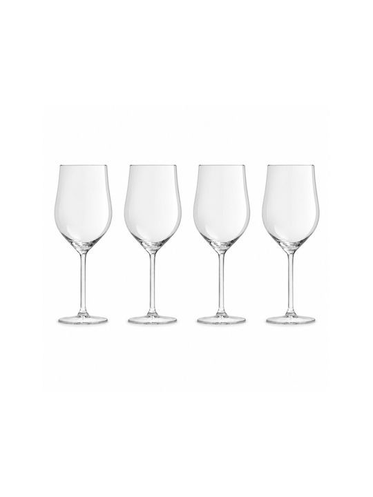 Spitishop Spritzer Glasses Cocktail/Drinking Goblet from Glass with Straw 620ml 4 Pieces