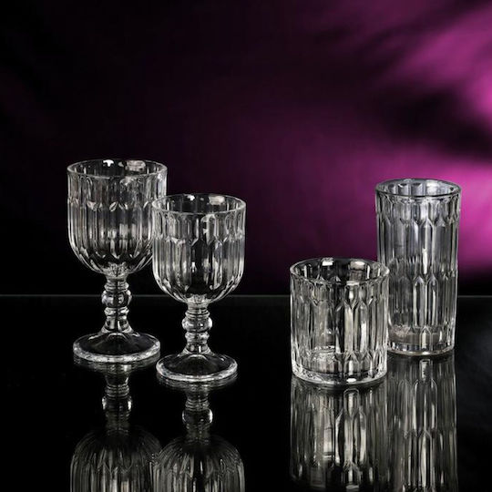Oriana Ferelli Mimo Set Glasses for White Wine Made of Glass Goblets 245ml 6 Pieces