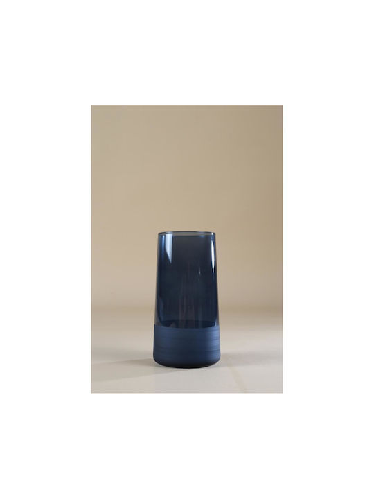 Oriana Ferelli Set Wasserbrillen aus Glas in Blau Farbe 540ml 4 Stück