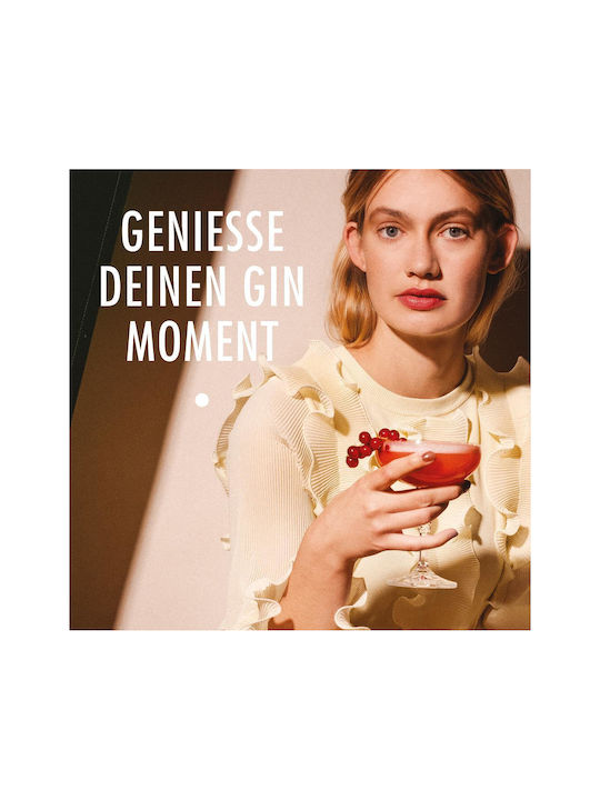 Craftly – Gin Infusion Kit – Δημιουργήστε Δικό Σας Μοναδικό Gin Eu-de-mn-dyg-mfn Ποτήρι Κοκτέιλ/Ποτού / Νερού από Γυαλί σε Πορτοκαλί Χρώμα 700ml