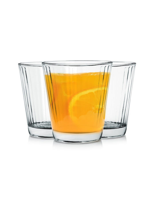 Excellent Houseware Σετ Ποτήρια από Γυαλί 220ml 3τμχ