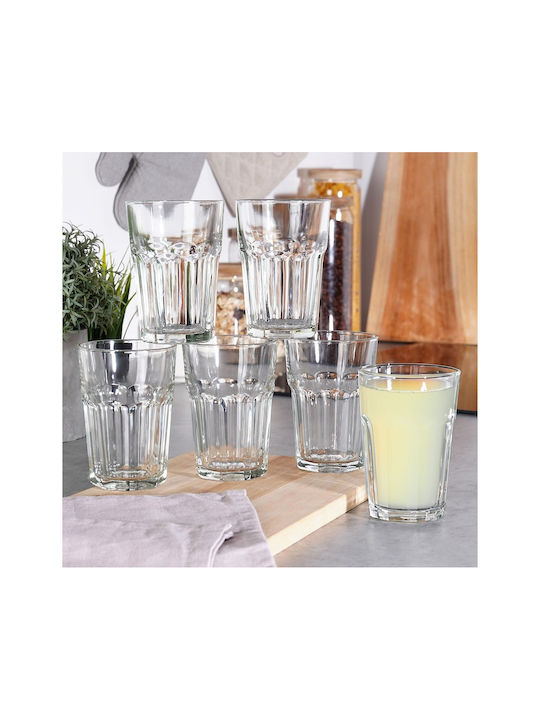 Orion Set of Glasses Water / Cocktail/Drinking made of Glass 360ml 6pcs