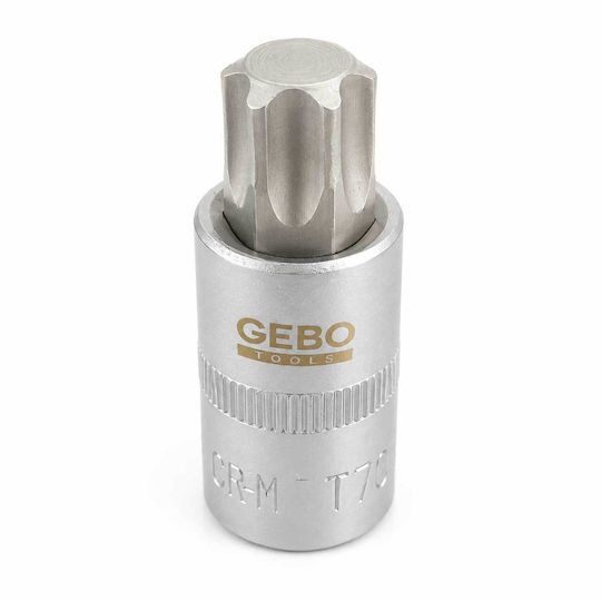 Σετ Καρυδάκια Μύτες Torx 5 Πλευρών Ts8-ts60 12 Τμχ Gebo Tools