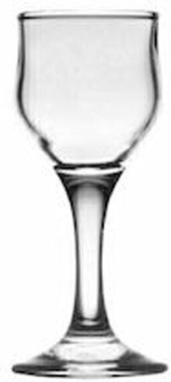 Uniglass Set of Glasses Liqueur/Ouzo / Shooters made of Glass Stemmed 60ml 12pcs