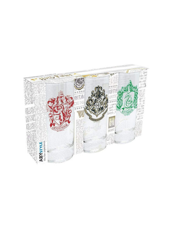 Harry Potter Set Gläser aus Glas 3Stück