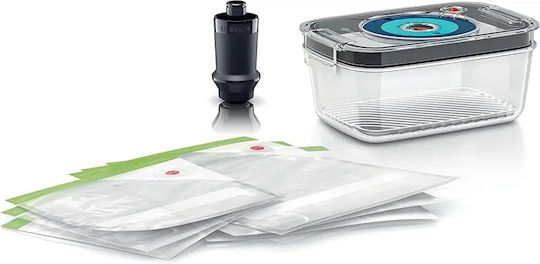 Bosch Пластмасов Калъф За Съхранение На Чанти Вакуумен И Водоустойчив 11.3x17.5x27cm 3 Броя