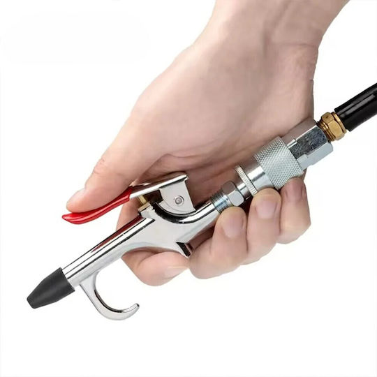 Compressed Air Blow Gun Zola 9 Interchangeable Nozzles Standard Connector Cleaning Blowing