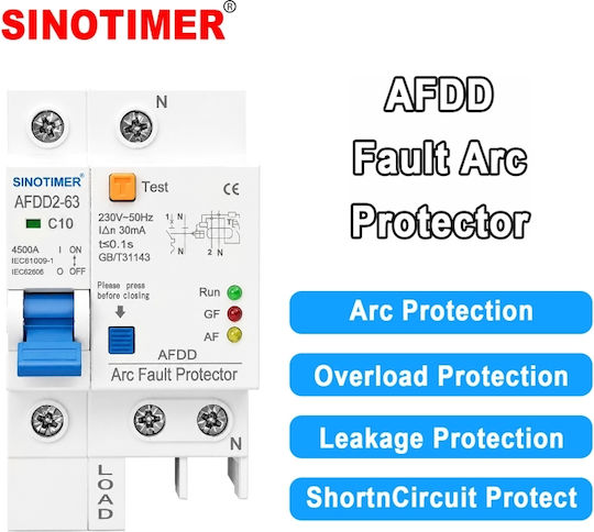Sinotimer Πρίζα Ράγας 240V 10A