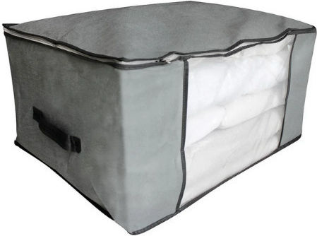Ankor material textil Husă pentru Haine în Culoare Albastru 20x45x45cm 1buc