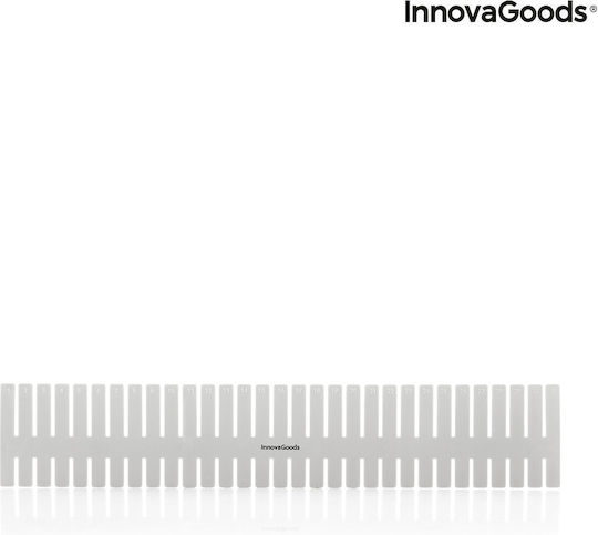 InnovaGoods Condor Πλαστικό Διαχωριστικό Συρταριών για Κάλτσες σε Γκρι Χρώμα 16τμχ