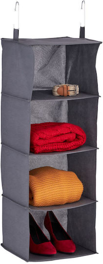 Relaxdays Husă De Depozitare Pentru Umeraș În Culoare Gri 97x30x30cm