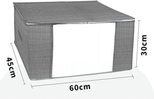 Tpster material textil Husă pentru Haine în Culoare Gri 60x45x30cm 1buc