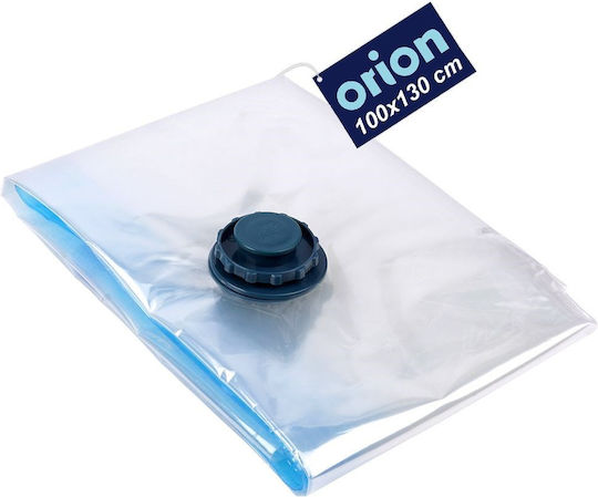 Orion Πλαστική Σακούλα Αποθήκευσης για Ρούχα / Τσάντες Αεροστεγής και με Κενό Αέρος 100x130cm