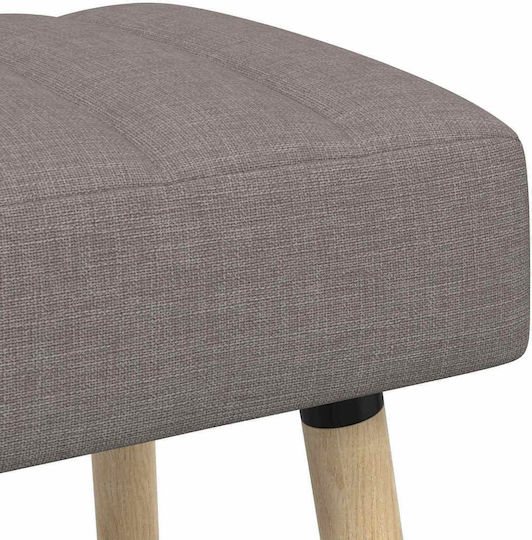 Πάγκος Τραπεζαρίας 60x40x45εκ. Taupe