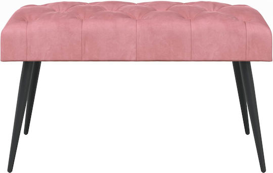 Samt Ess- und Küchenstuhl Rosa 80x40x46cm
