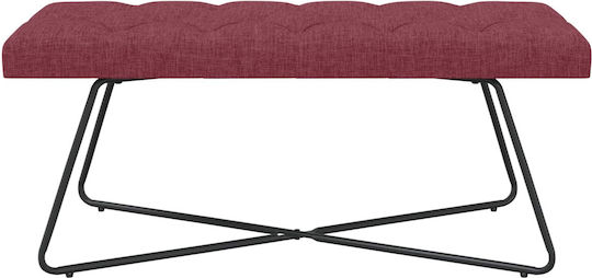 Ess- und Küchenstühle mit Stoffbezug Rote 110x40x46cm