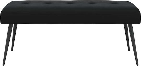 Ess- und Küchenstühle Samt Schwarz 110x40x46cm