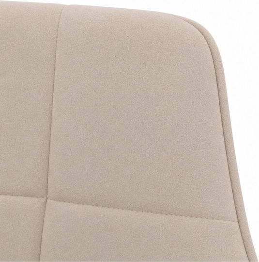 Sova Velvet Dining Chair Brown 57x55x85cm
