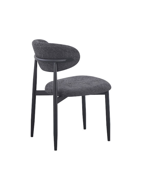 Folegio Dining Chair with Fabric Upholstery Anthracite 50x57x79.5cm