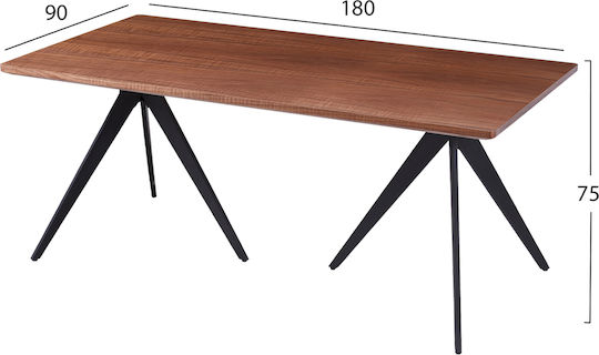 Esszimmermöbel-Set Gaff mit 6 Stücken 180x90cm