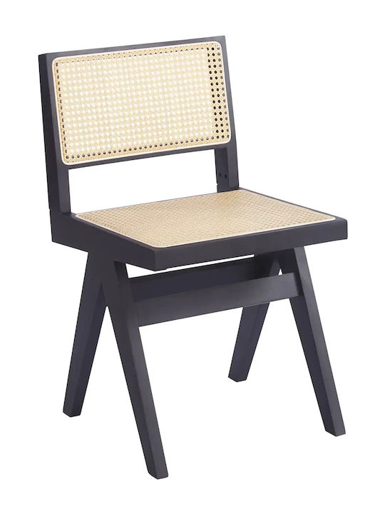 Theodore Scaun De Dining Lemn Negru
