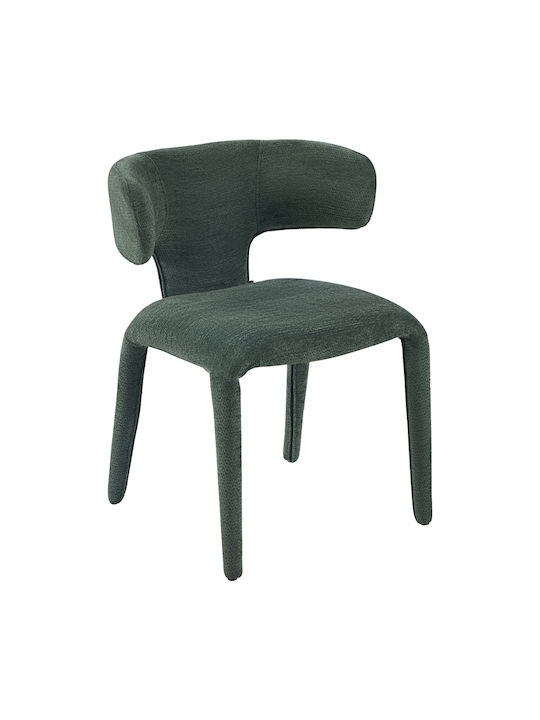 Bien Dining Chairs with Fabric Upholstery Green 2pcs 49.5x55x76cm