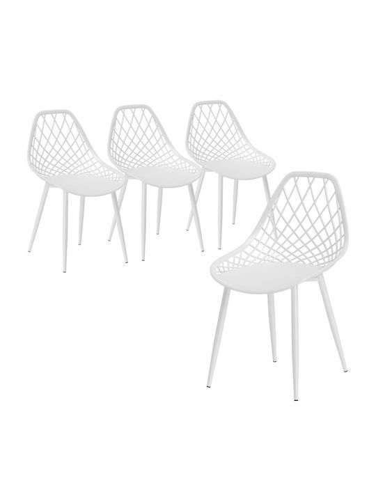 Stühle Speisesaal White 4Stück