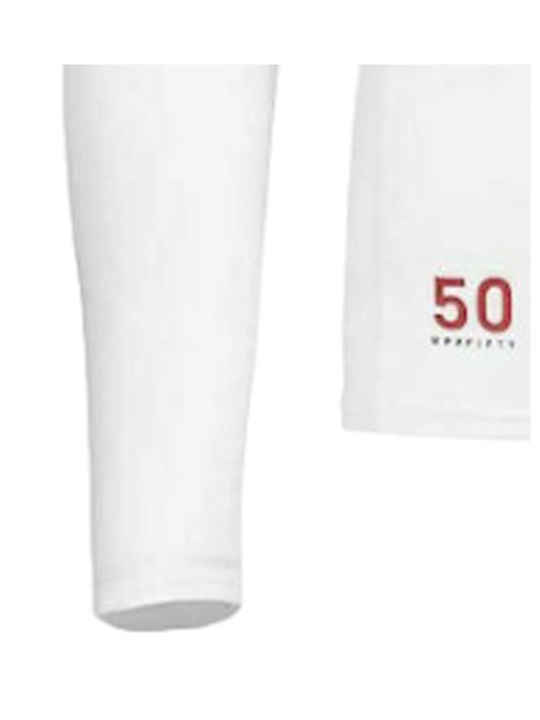 Musto Championship LS Rash Guard UPF 50 Men's Long Sleeve Sun Protection Shirt White
