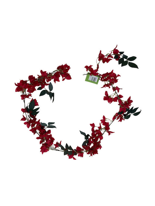Dekorative Girlande Bougainvillea Rote Supergreens