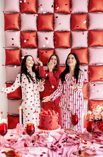 Partydeco Κόκκινα Πέταλα Τριαντάφυλλου 100 Τεμάχια Σακούλα